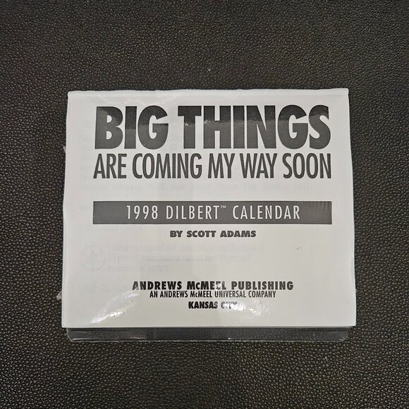 BRAND NEW DILBERT BIG THINGS ARE COMING MY WAY SOON 1998 CALENDAR BY SCOTT ADAMS - Picture 9 of 14